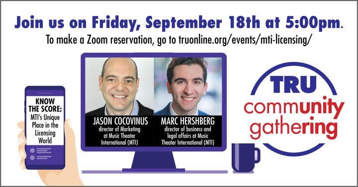 TRU Community Gathering via Zoom - Know the Score: MTI’s Unique Place in the Licensing World