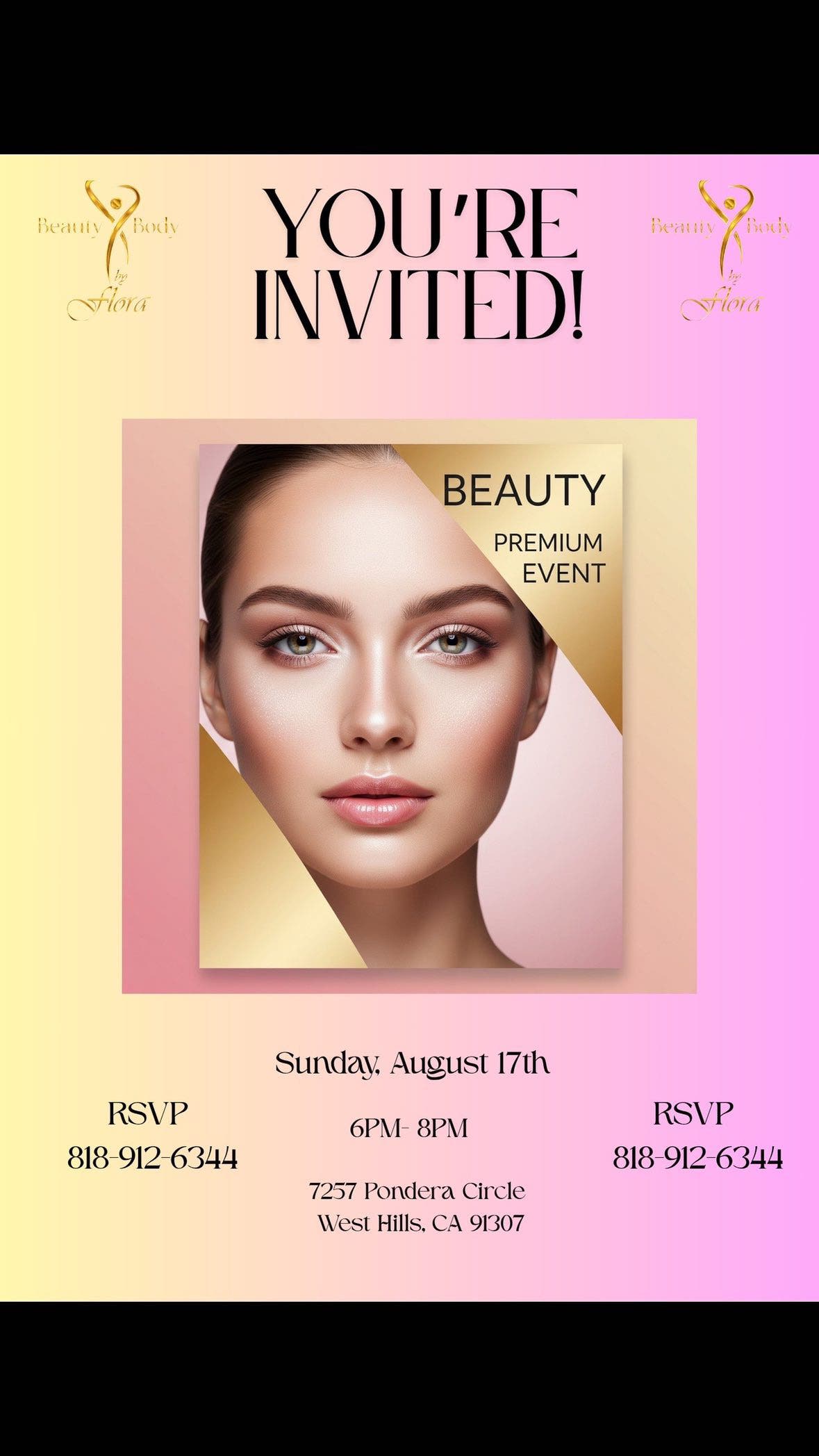 Beauty Premium Event hosted by Flora Rahmani