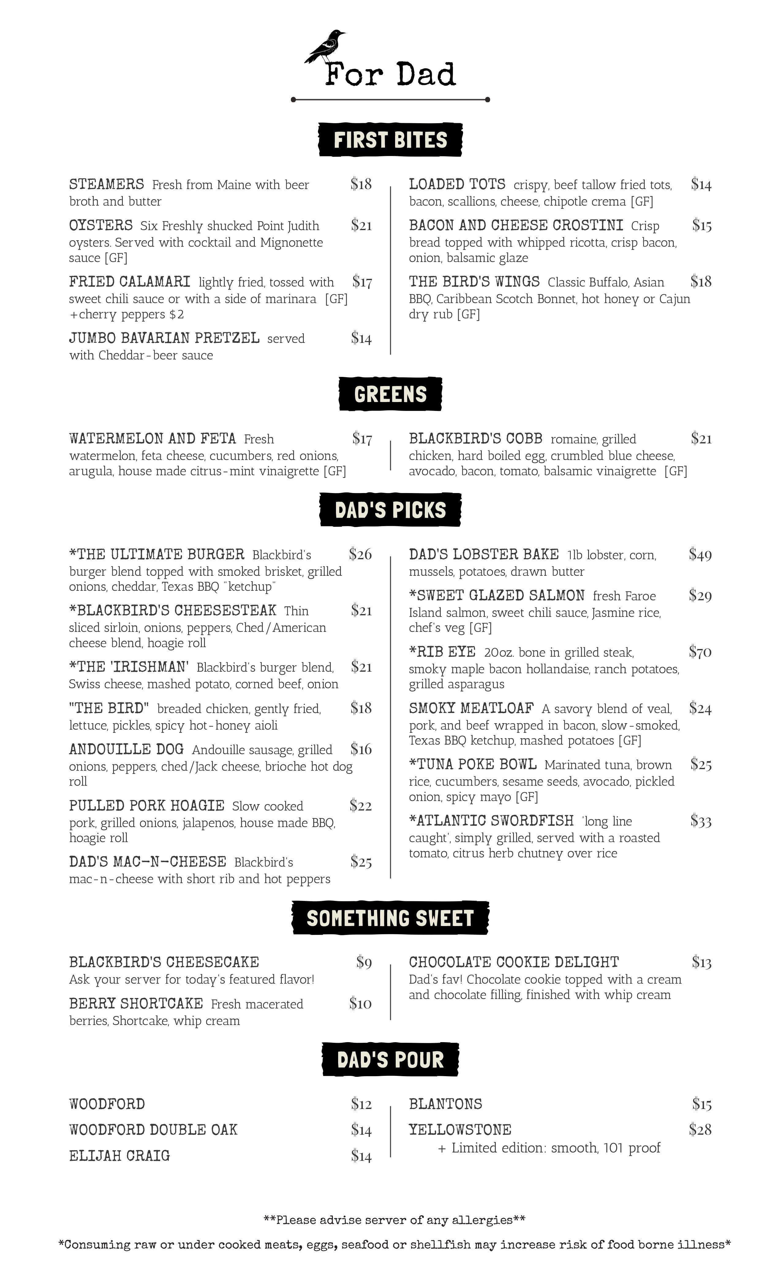 Father's Day at Blackbird's Nest!