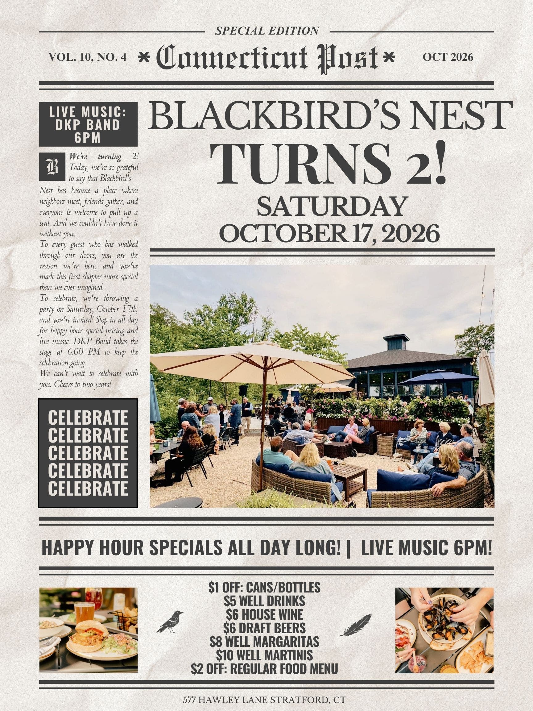 Blackbird's Nest is celebrating TWO years!