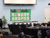 A hand-crafter Black History Month poster by ICC's afterschool youth.