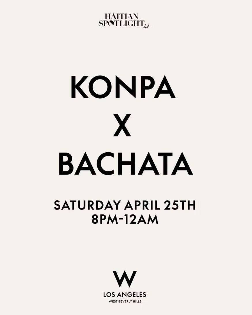 Konpa Night at W Los Angeles