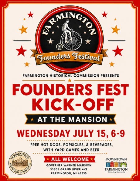 Founders Fest Kick-Off - Free Hot Dogs, Pop, Popsicles, Adult Beverages, Yard Games - All Welcome
