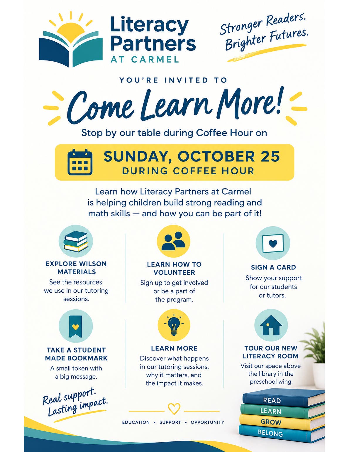 Literacy Partners at Carmel - Come Learn More