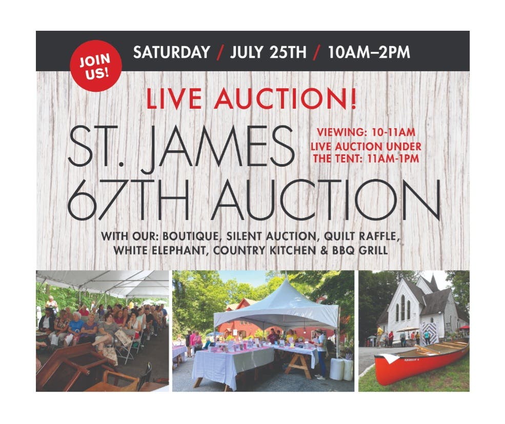 Our 67th Annual Summer Auction  10am-2pm