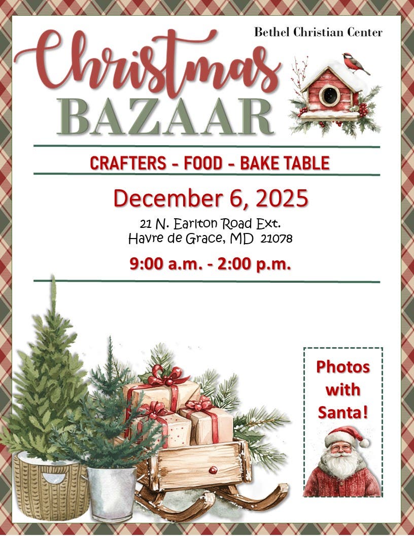 Bethel Christian Center Annual Christmas Bazaar 