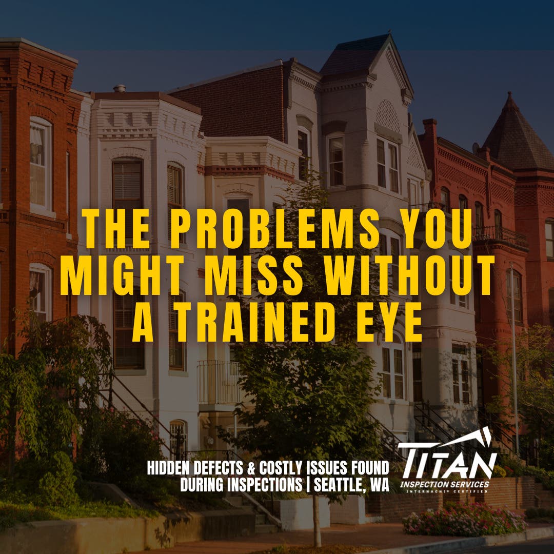 Hidden Defects & Costly Issues Found During Inspections — Seattle, WA Don’t let unseen problems beco