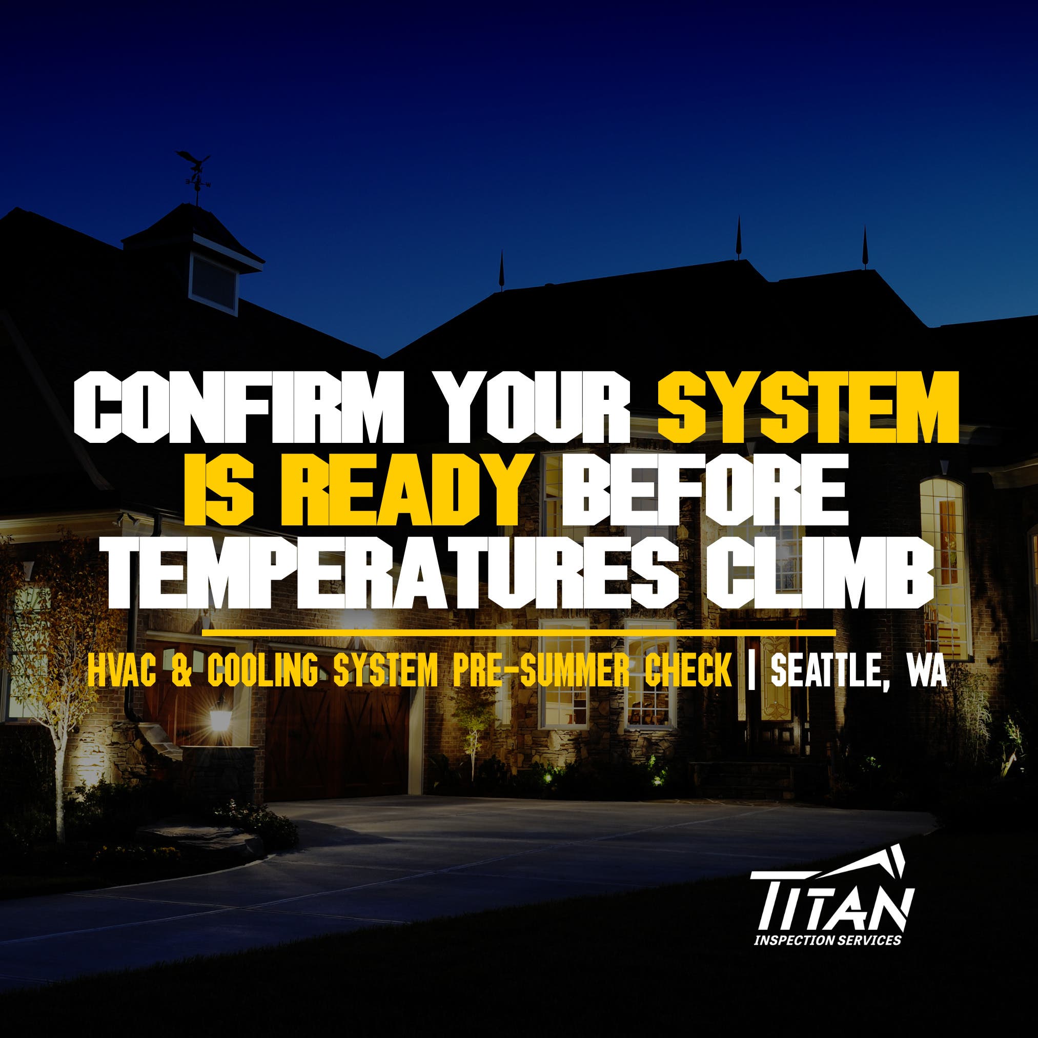 HVAC & Cooling System Pre-Summer Check — Seattle, WA