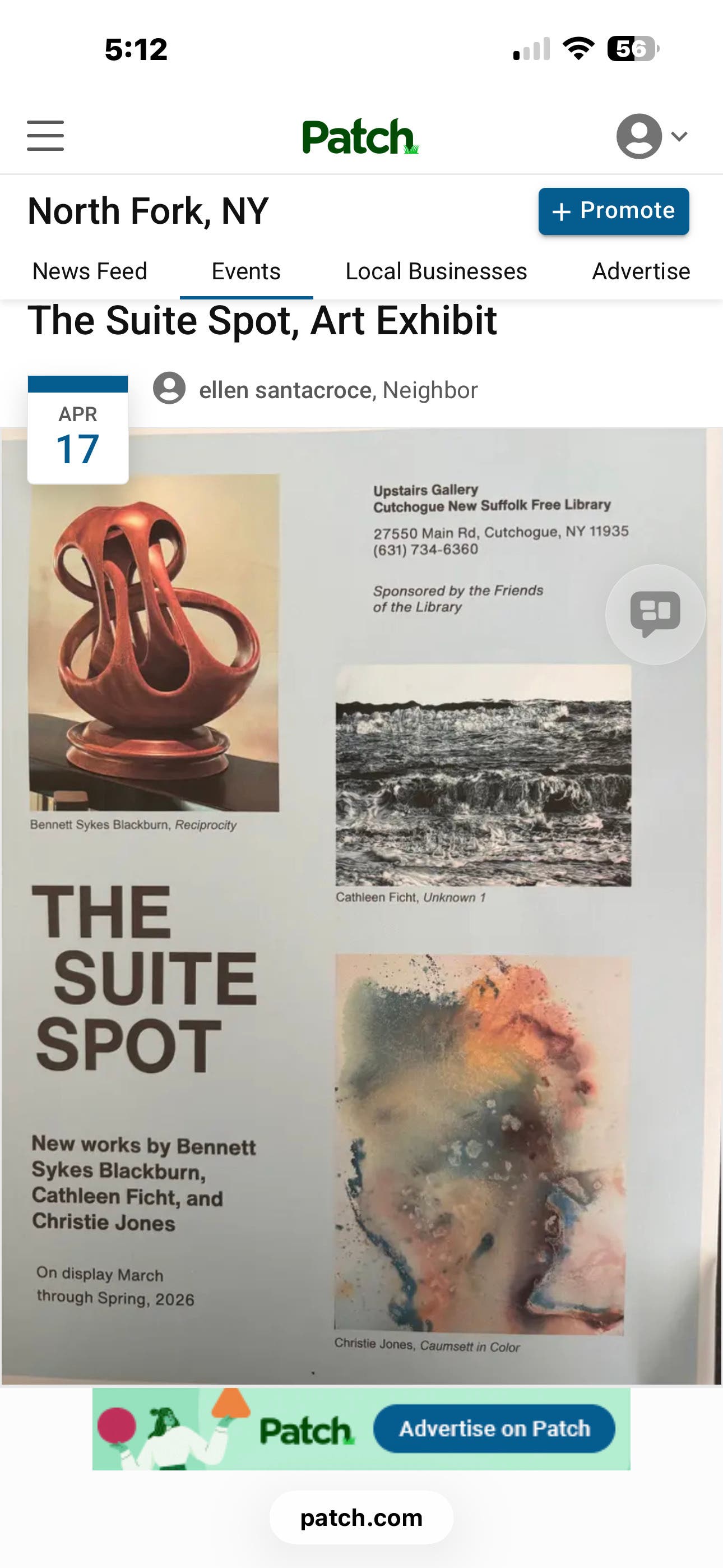 The Suite Spot, Art Exhibit