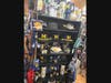 Items from the 2026 NCAA mens basketball champions Michigan Wolverines are also displayed at the Breezewood, Pa. gift shop.