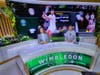 It was refreshing to see two African-Americans manning the anchor desk during coverage of Wimbledon, Tuesday, July 7, 2026. Malika Andrews (l) and Chris Eubanks.