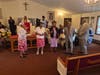 The New Saint Mark Baptist Church Ensemble offered songs of praise at Pastor William H. Johnson's Fifth Anniversary program, Sunday, July 19, 2026.