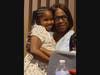 Grandma Love: Rev. Brenda Cusac shows much love to her granddaughter, moments after the young one displayed her gymnastic-dance talents.