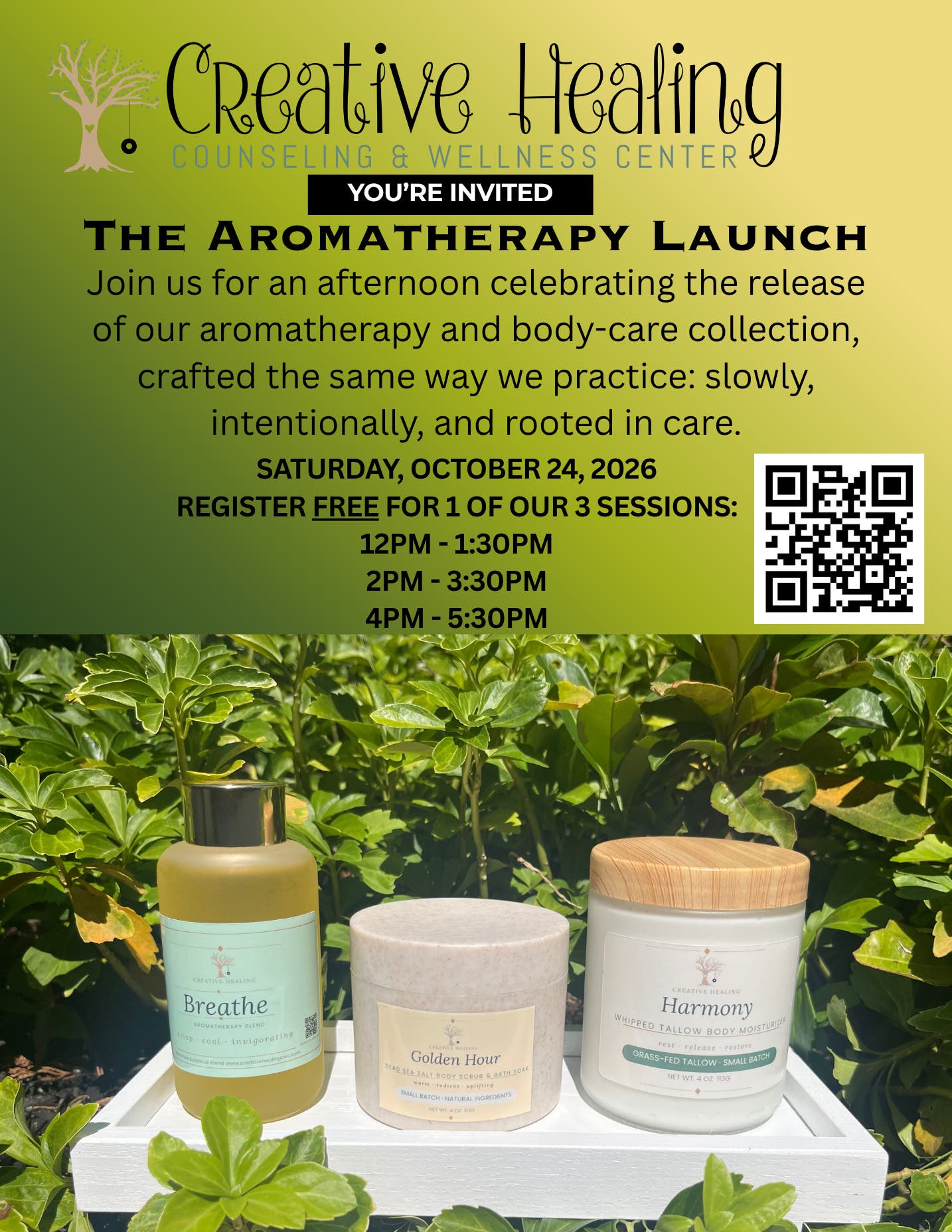 The Aromatherapy Launch