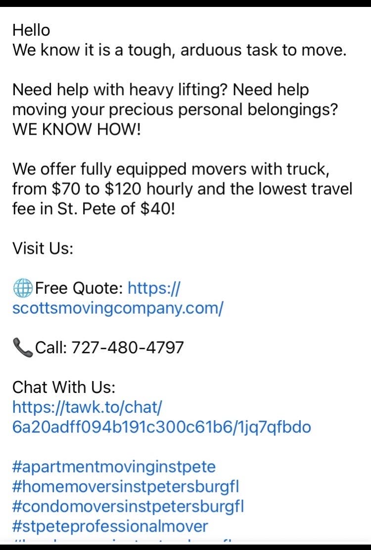 "Serving Saint Petersburg Florida, Is Our Specialty!"