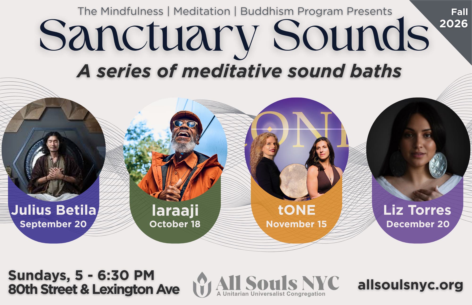 Sanctuary Sounds: A series of meditative sounds baths