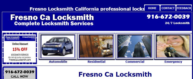 Fresno California Locksmith