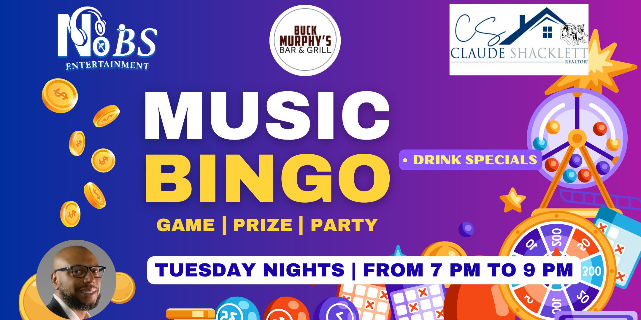 FREE Music Bingo Night Every Tuesday | Odenton MD | Drink Specials & Prizes
