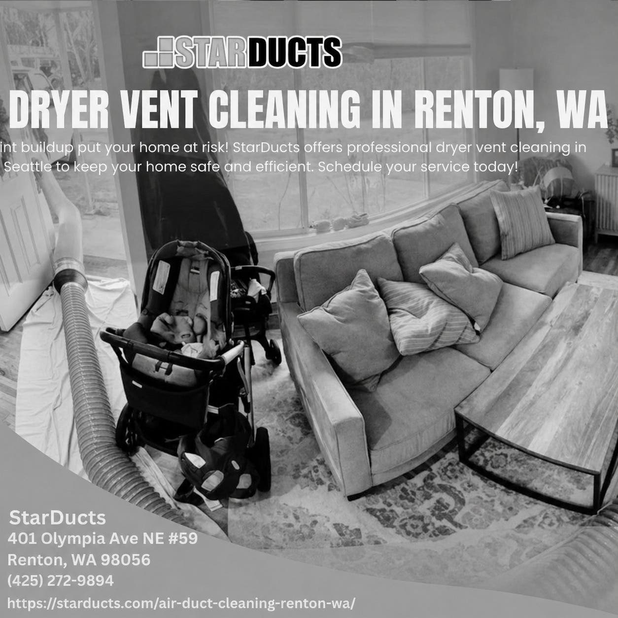 What Happens if a Dryer Vent Is Not Cleaned in Renton? Insights From StarDucts