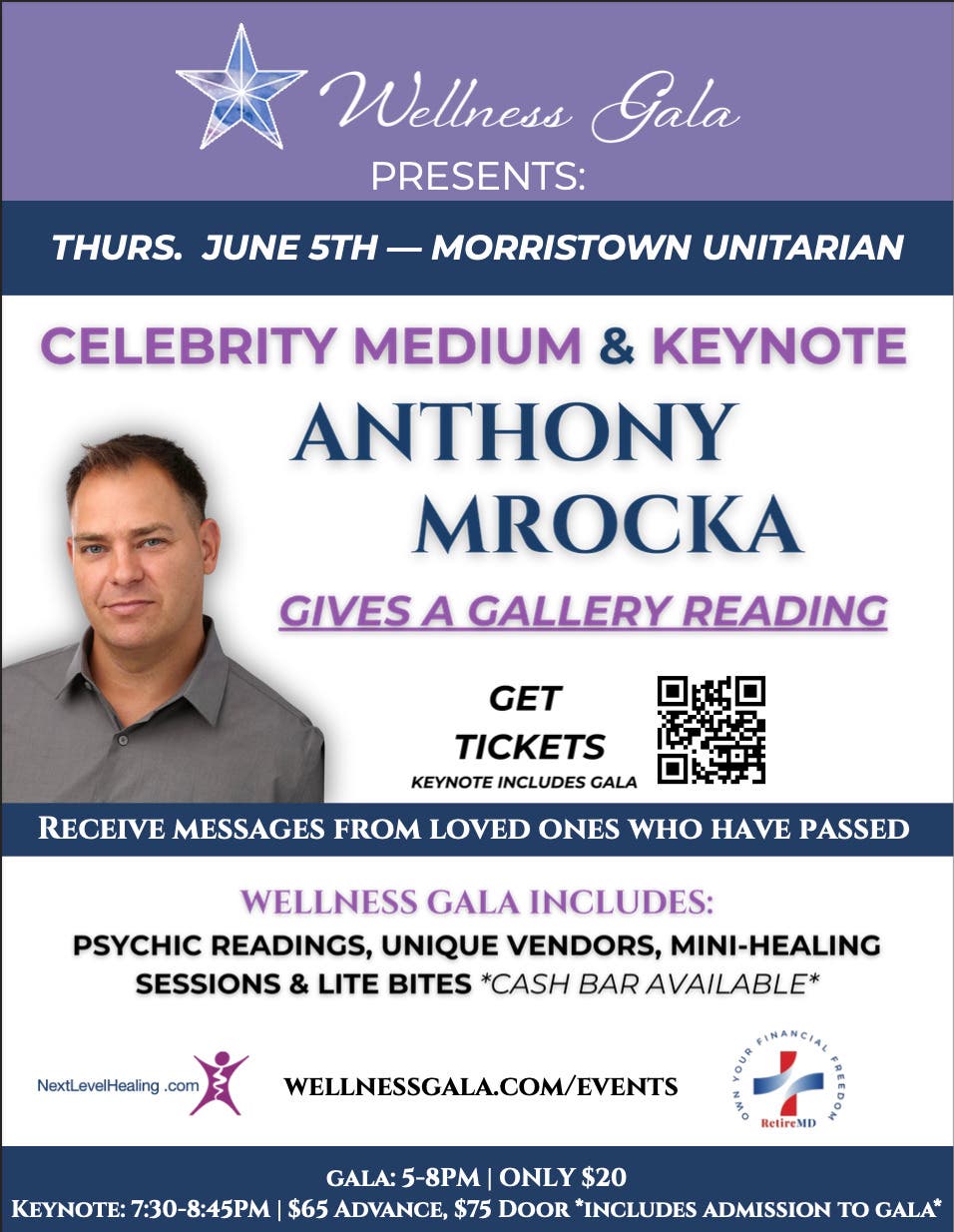 Gallery Reading with Celebrity Medium Anthony Mrocka + Wellness Gala