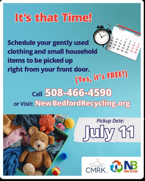 Make An Appointment for a Home Pickup of Clothing & Small Household Goods!