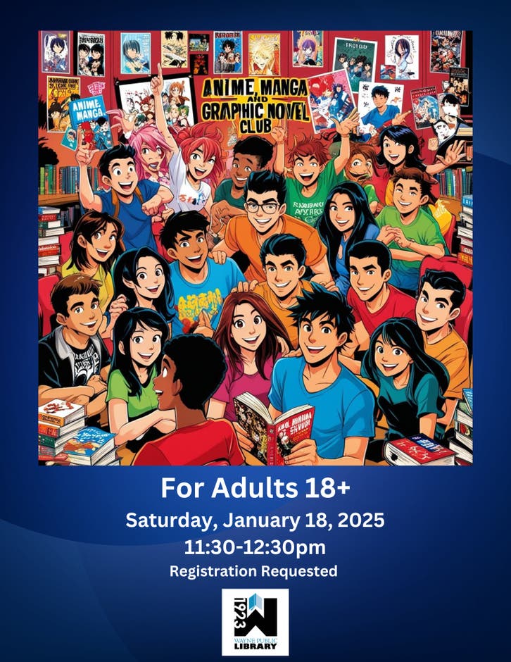 Jan 18 Adult Anime, Manga & Graphic Novel Club Wayne, NJ Patch(02)