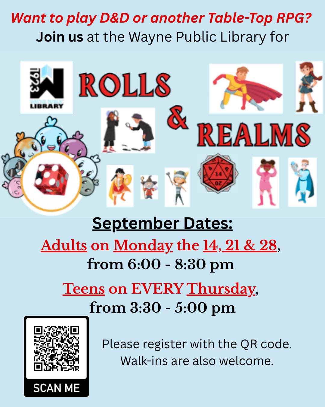 Rolls & Realms - Adults