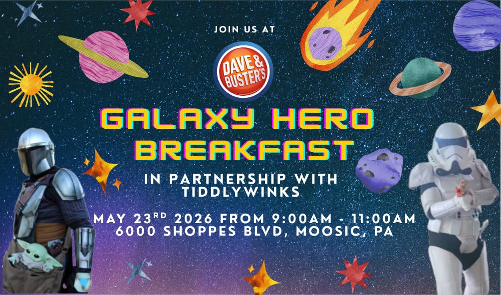 Galaxy Heroes Breakfast at Dave & Buster's