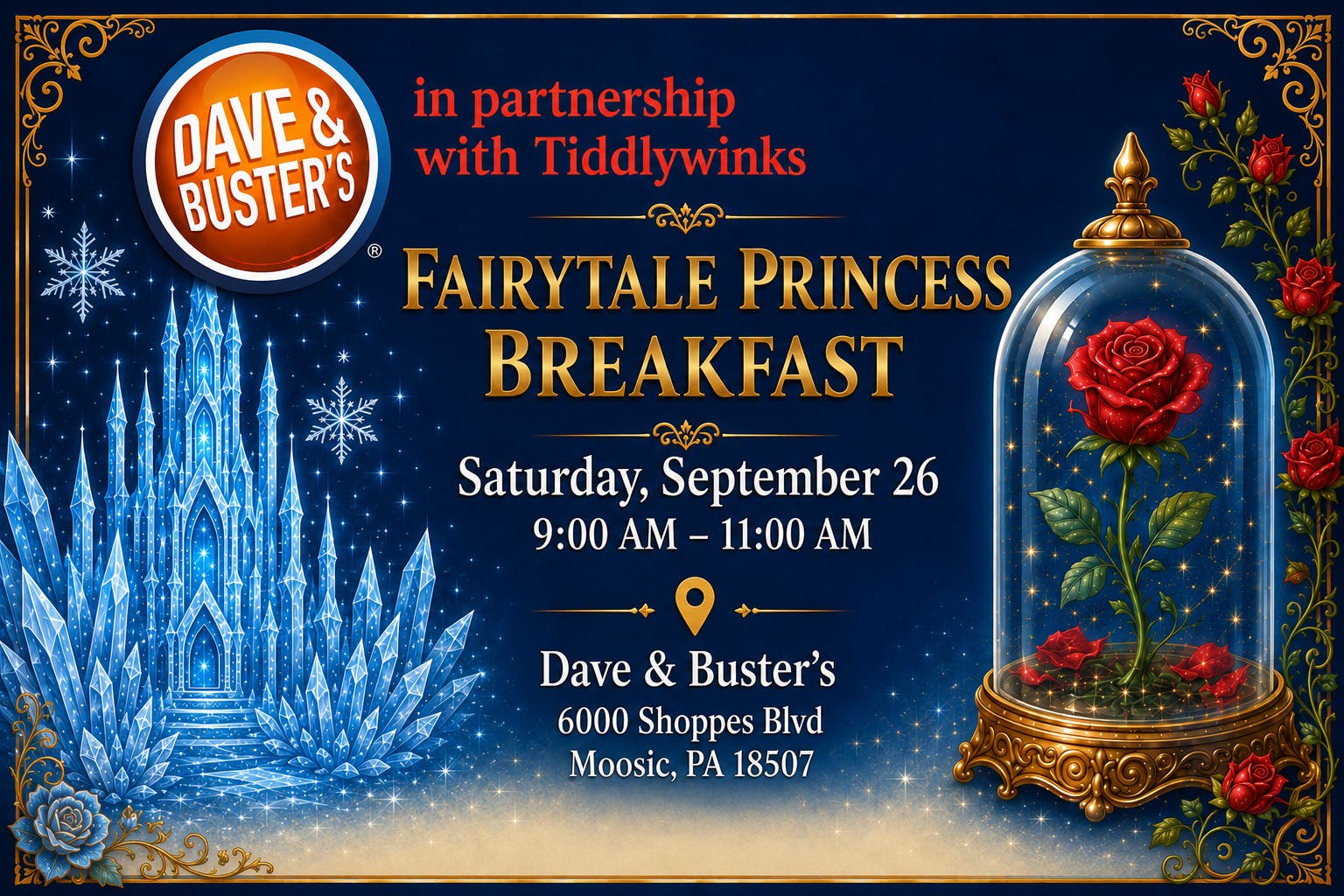 PRINCESS BREAKFAST at Dave & Buster's 