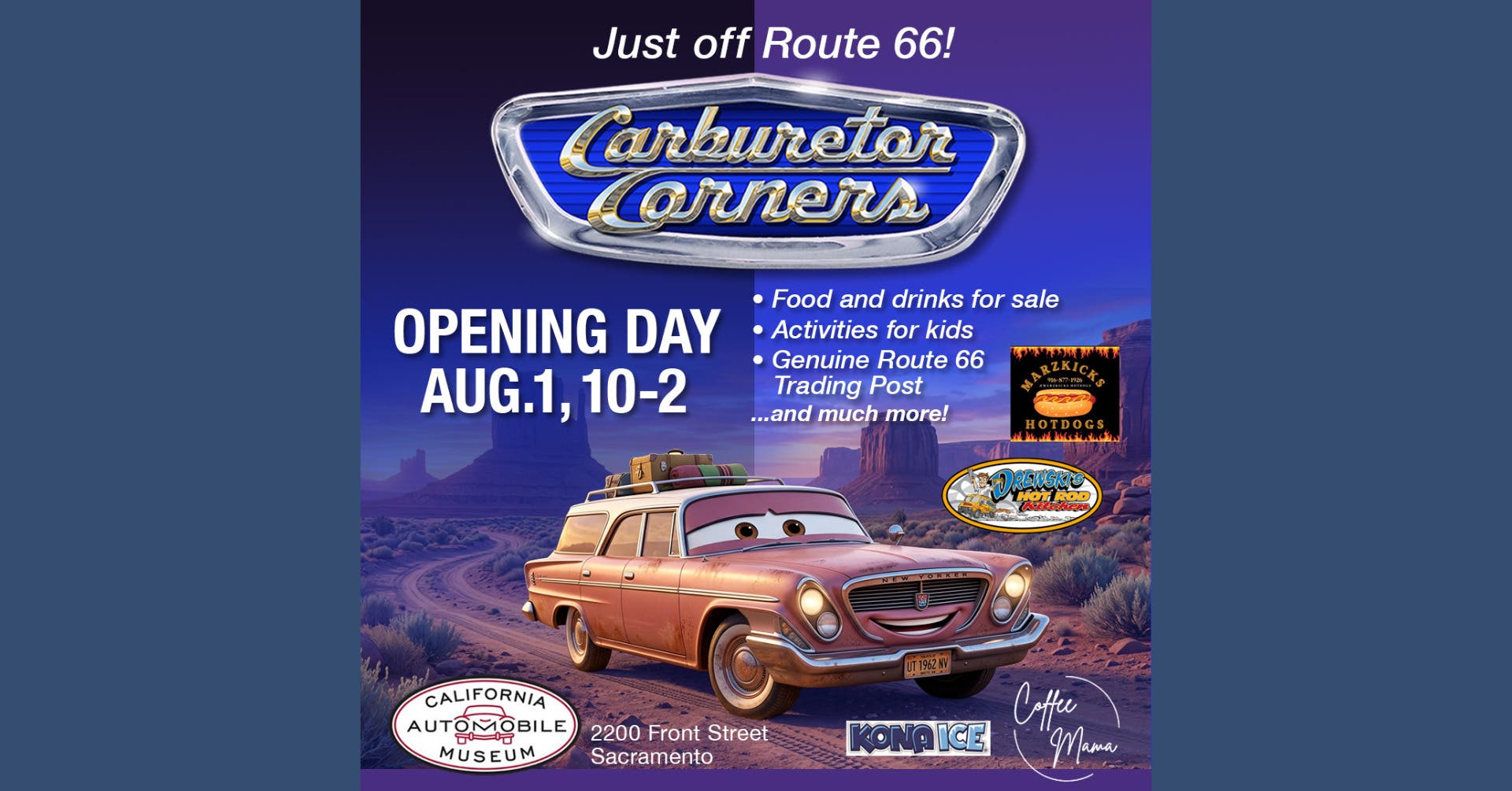 Carburetor Corners Opening Event at the California Automobile Museum