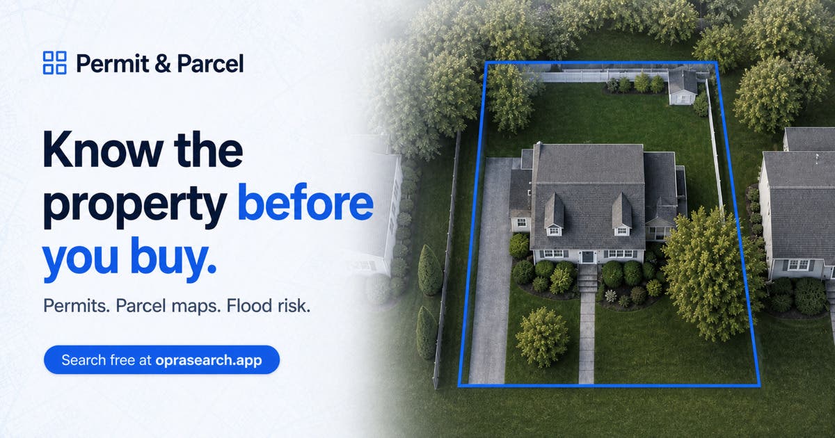 Cedar Grove Home Inspector Builds Free Property-Records Lookup for Every NJ Town