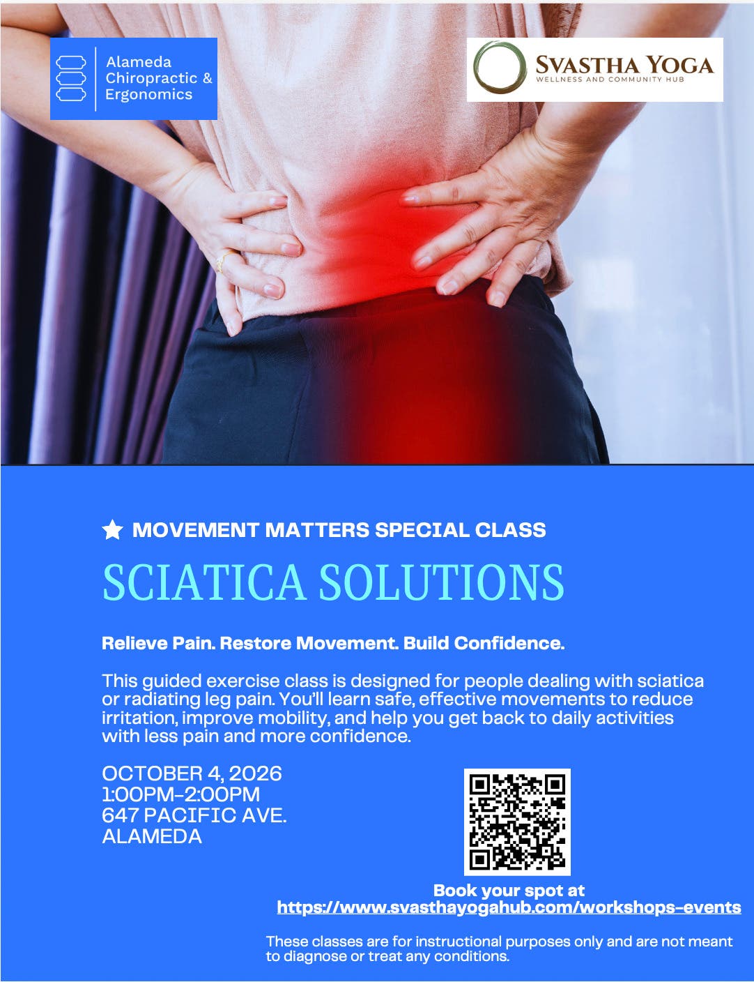 Sciatica Solutions:  What to do When Sciatica Hits
