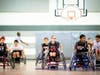 Ciarlo Liples, participating in Wheelchair Basketball, earlier this year.