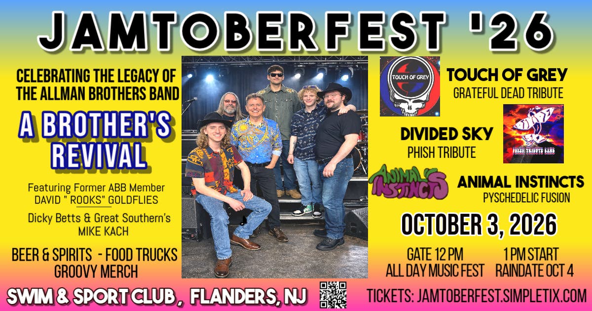 Jamtoberfest ’26 Comes to Swim & Sport Club in Flanders, NJ on October 3