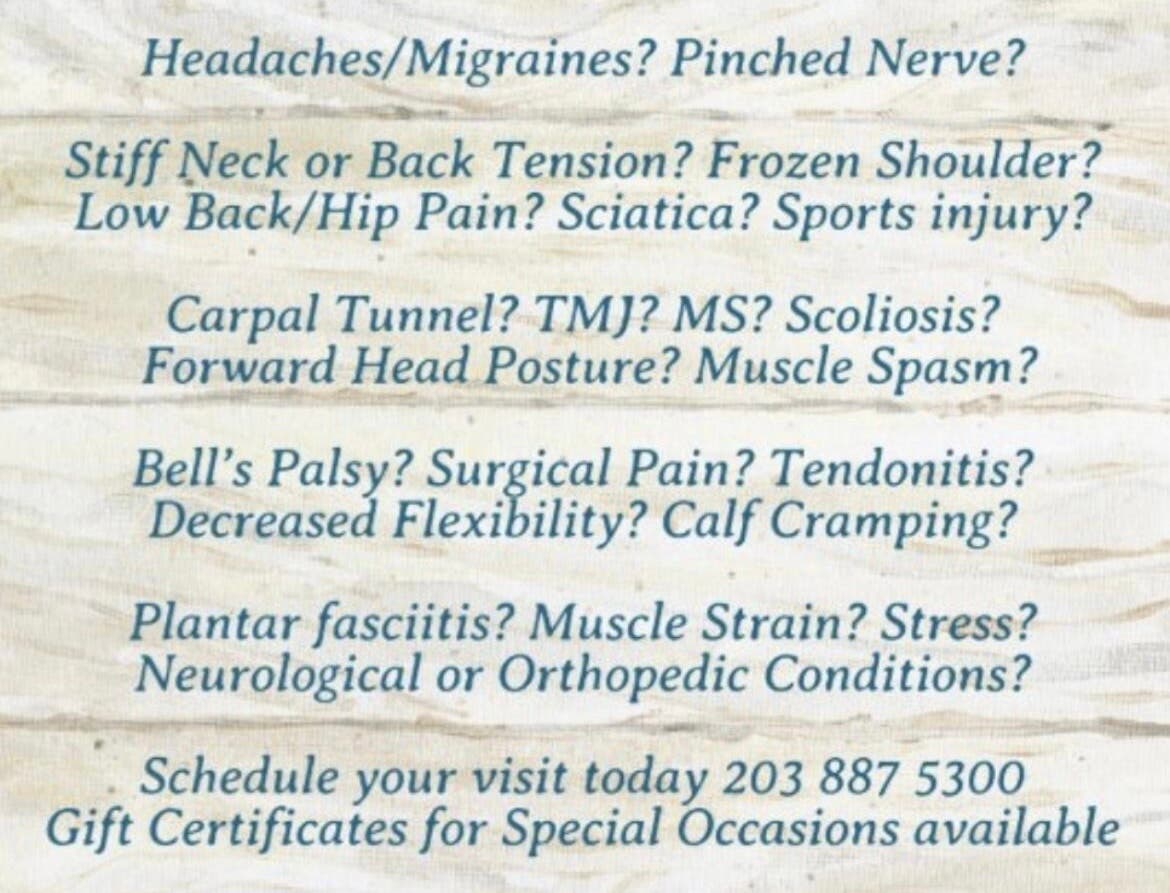 Break the cycle of tension which may lead to nerve compression. Schedule your visit today.