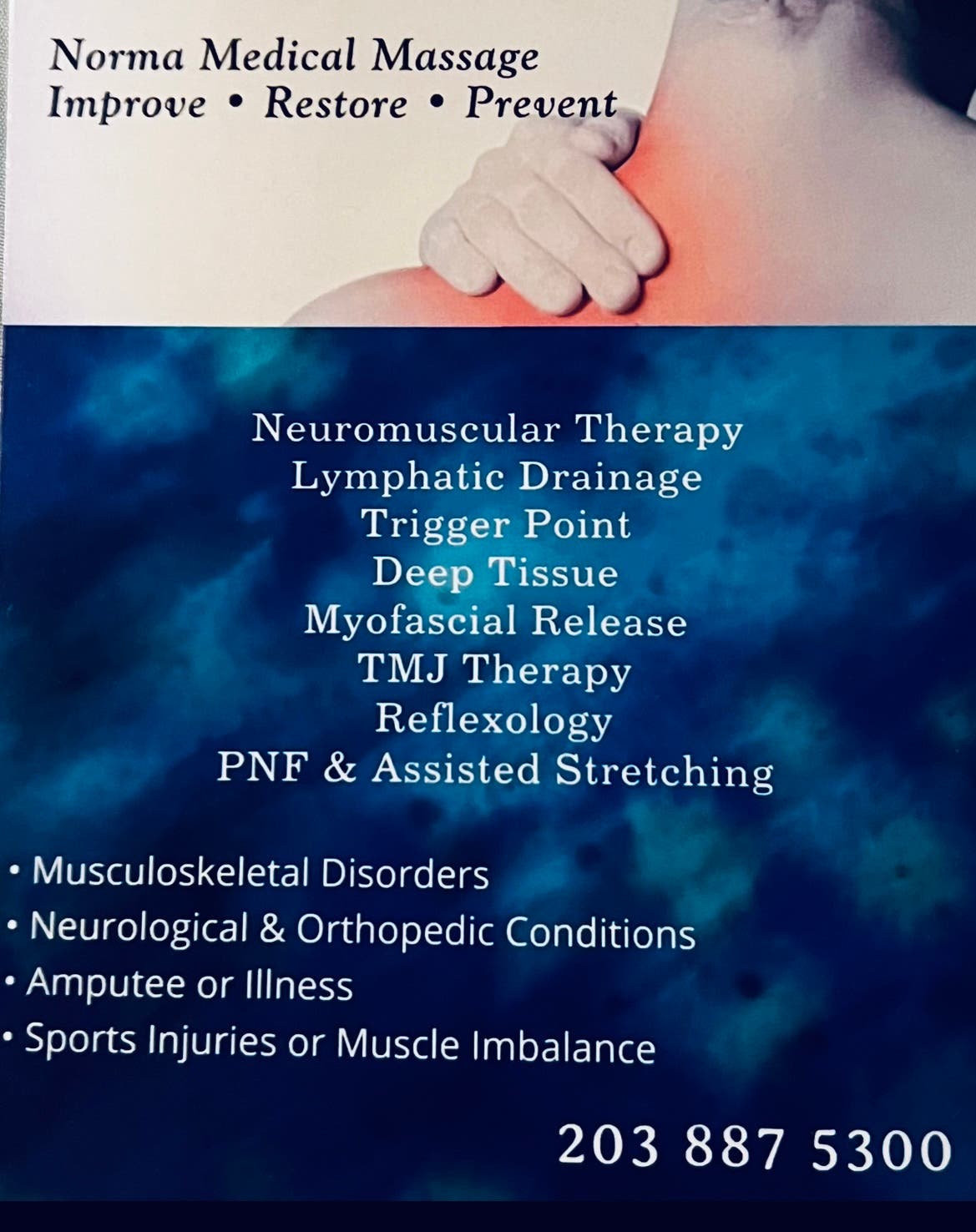 Break the cycle of tension which may lead to nerve compression.