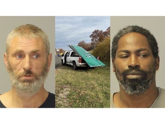 2 Men Caught Swiping I-91 Highway Sign In Windsor: State Police ...