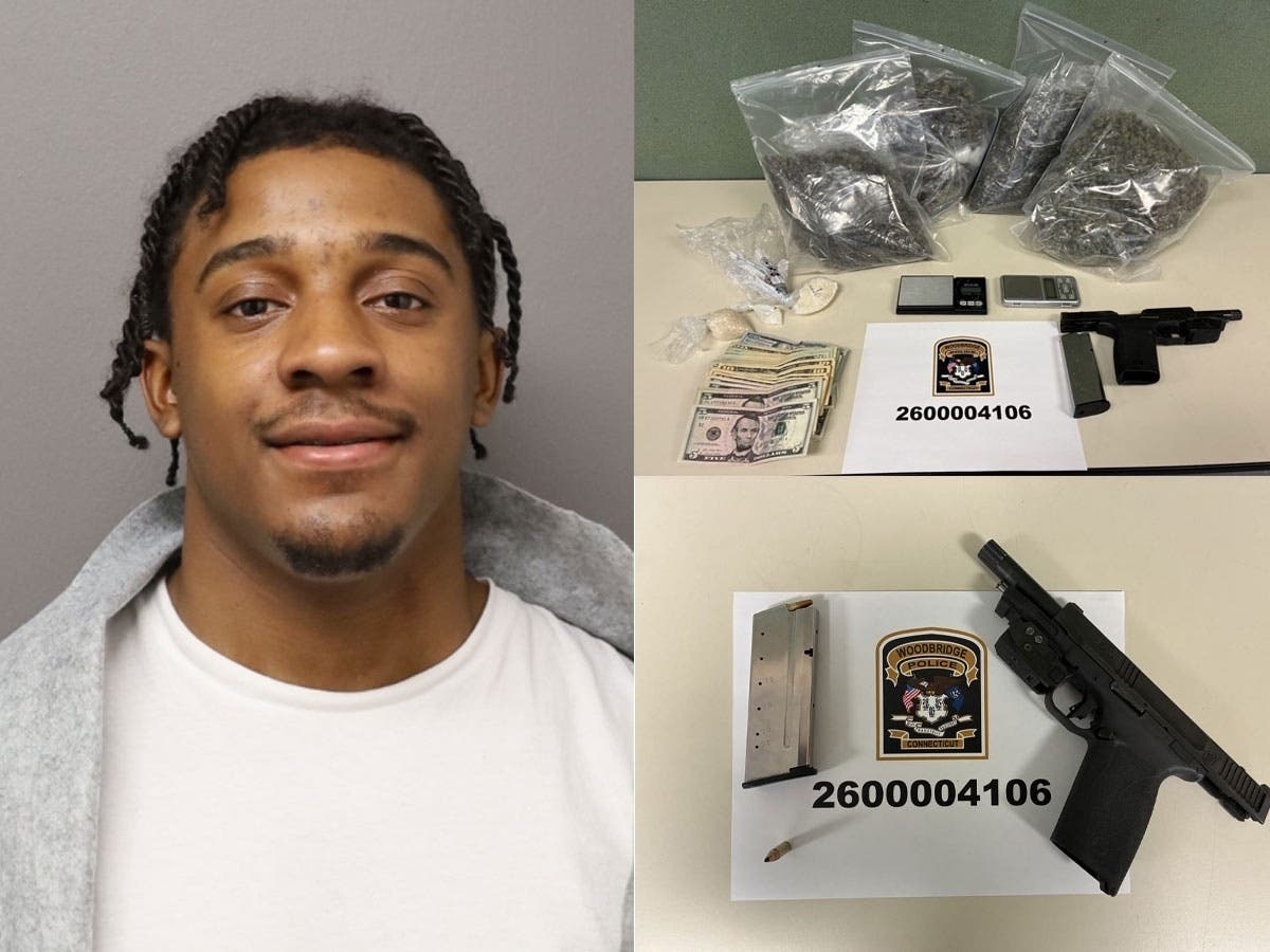 Jaivon Williams; Drugs, cash and gun seized during Williams’ Feb. 24, 2026 arrest.