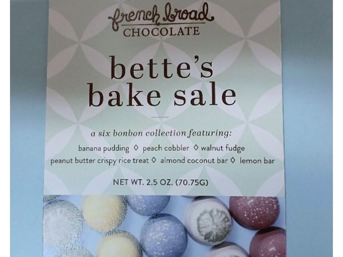 Bette’s Bake Sale bonbons are the subject of a recall due undeclared walnuts.