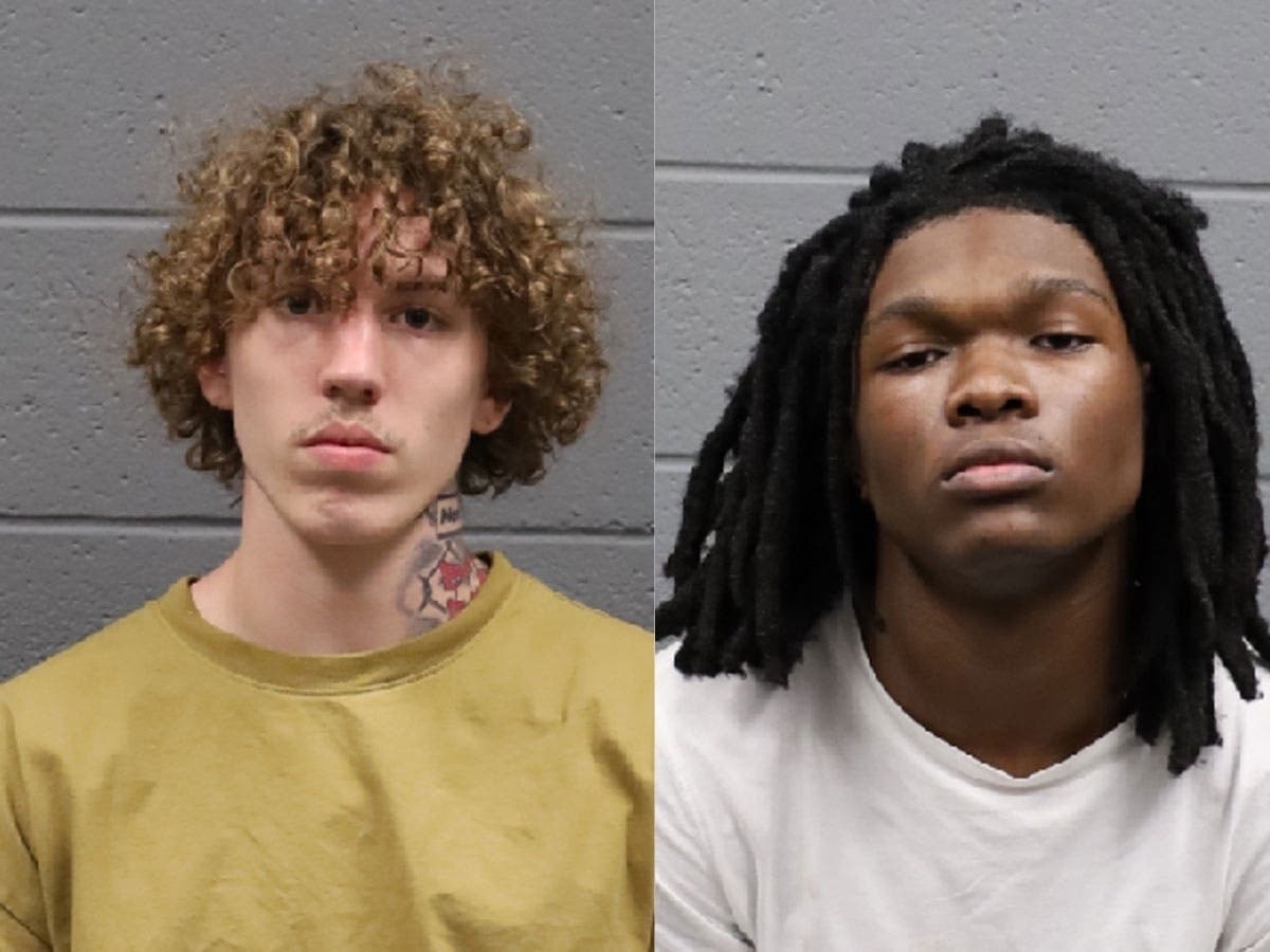Lucas Henry, left, and Tyquise Kinnel. 