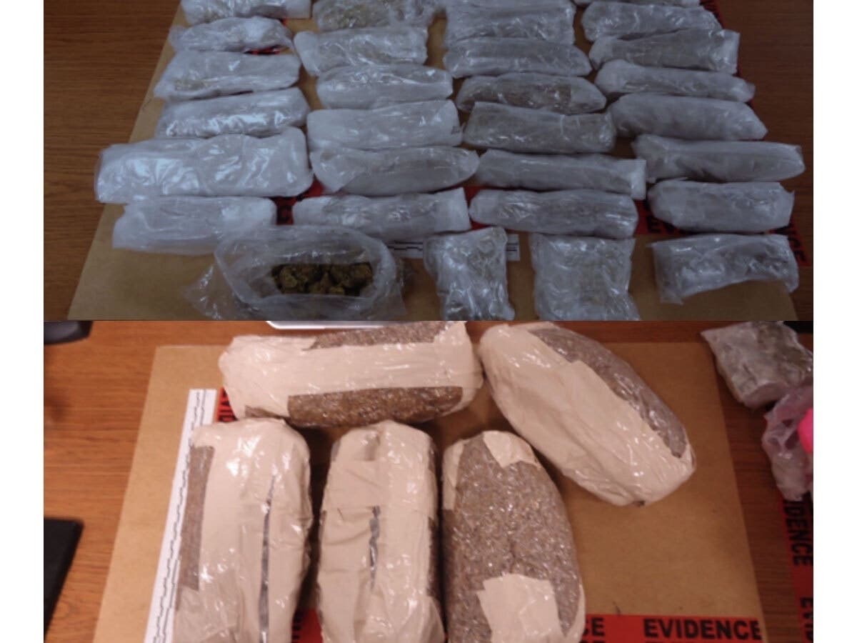 Marijuana and tobacco products discovered at FCI Otisville during a search last summer.