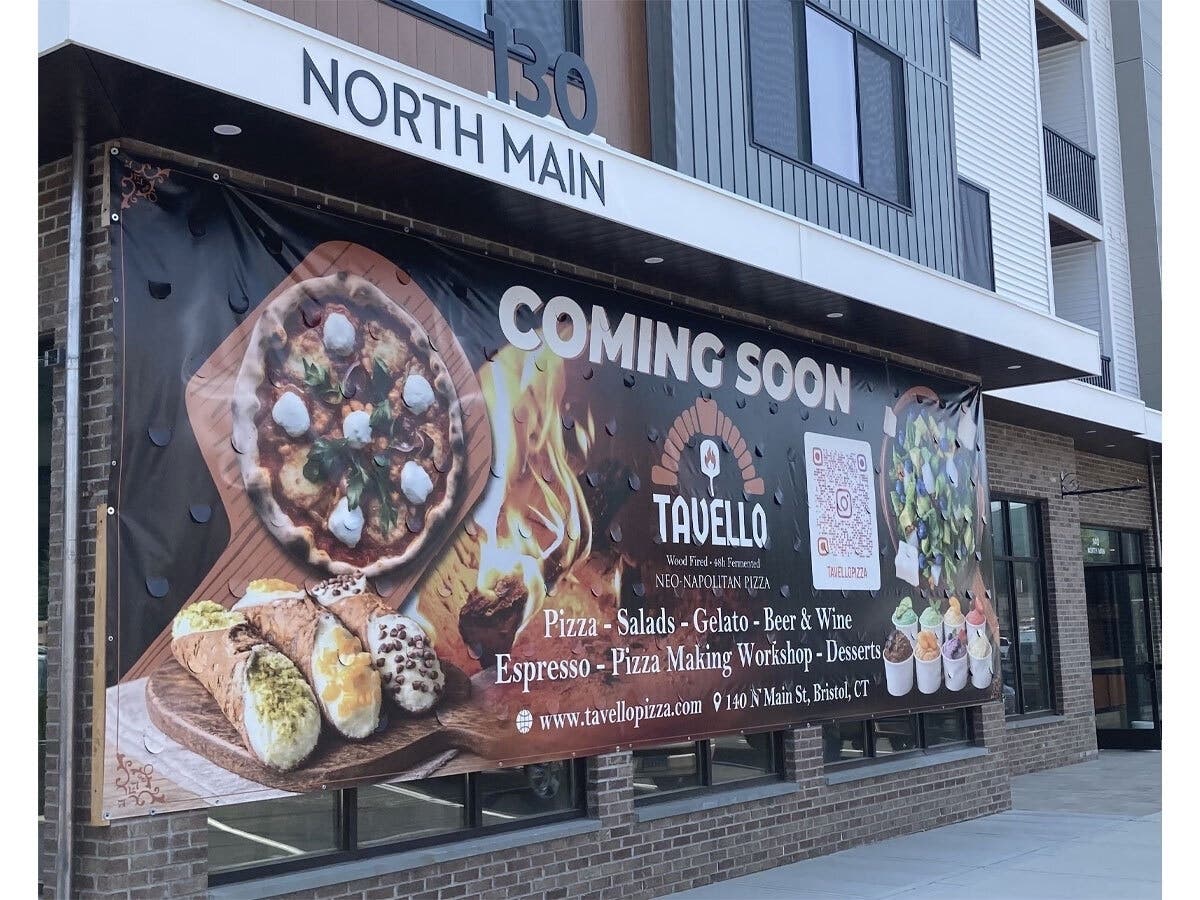 Finishing touches are underway on the new Tavello Pizza restaurant, which is opening soon in Bristol.