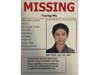 Montville police are searching for missing person Yuying Wu.