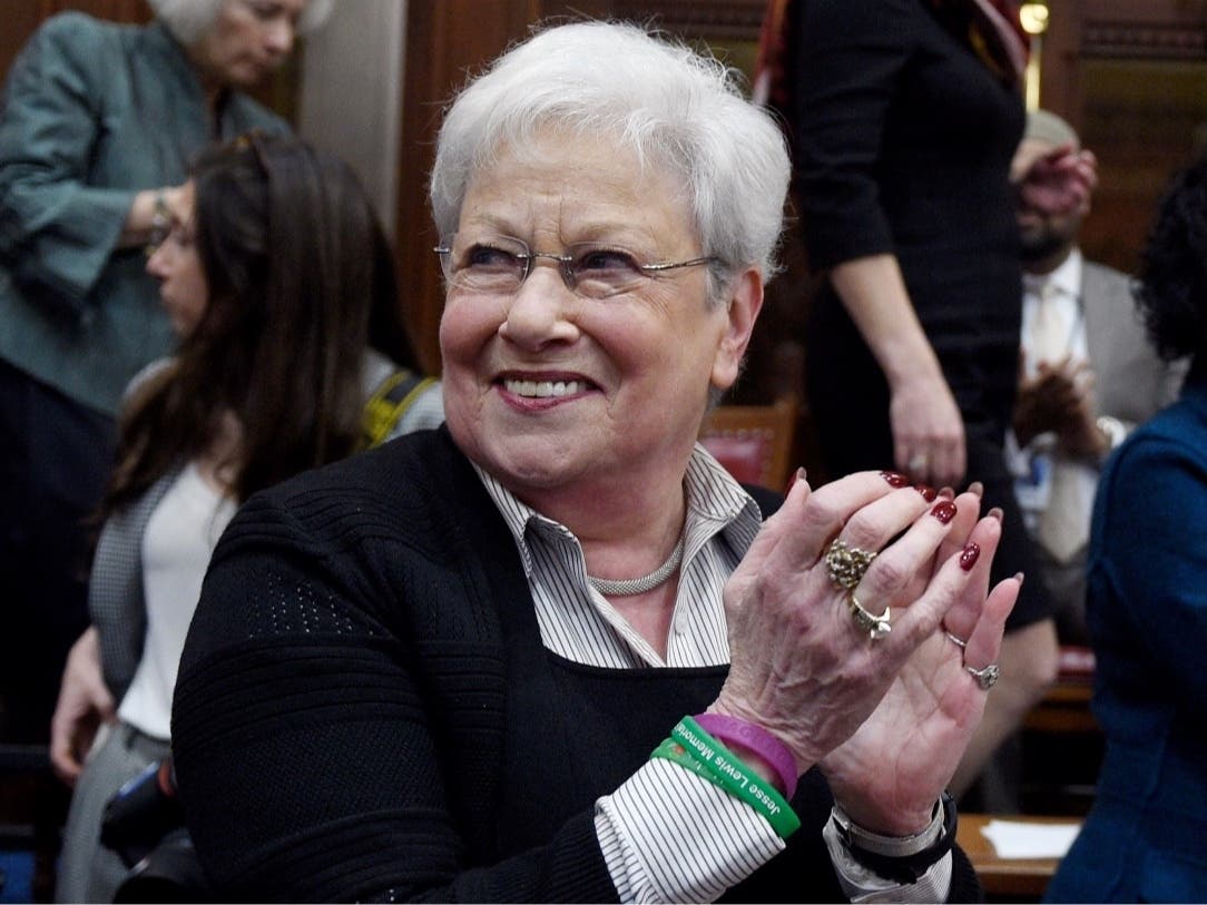 Former Connecticut Lt. Governor Nancy Wyman, pictured at the State Capitol in 2020.