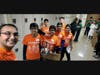 Team "Aivd Pioneers 107" waiting to present their innovation project and robot design to a panel of judges.  Picture with their parent/coach.
Left to right: coach Yash, Arjun, Rishit, Darsh, Pranav, Eitan, Viraaj