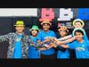 Team "Mindstormers" holding their Best Robot Design Award. 
Left to right: Shardul Ipte, Siddharth Krishnan , Christopher Dsouza, Aksh Pandia, Leonardo Yuan, Diniru Wickramasinghe