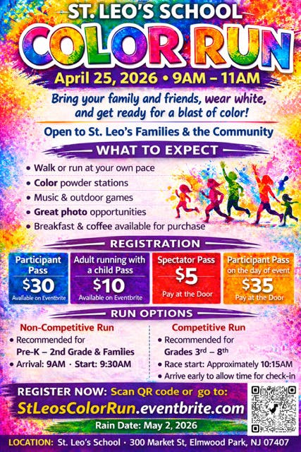 St. Leo's School Color Run