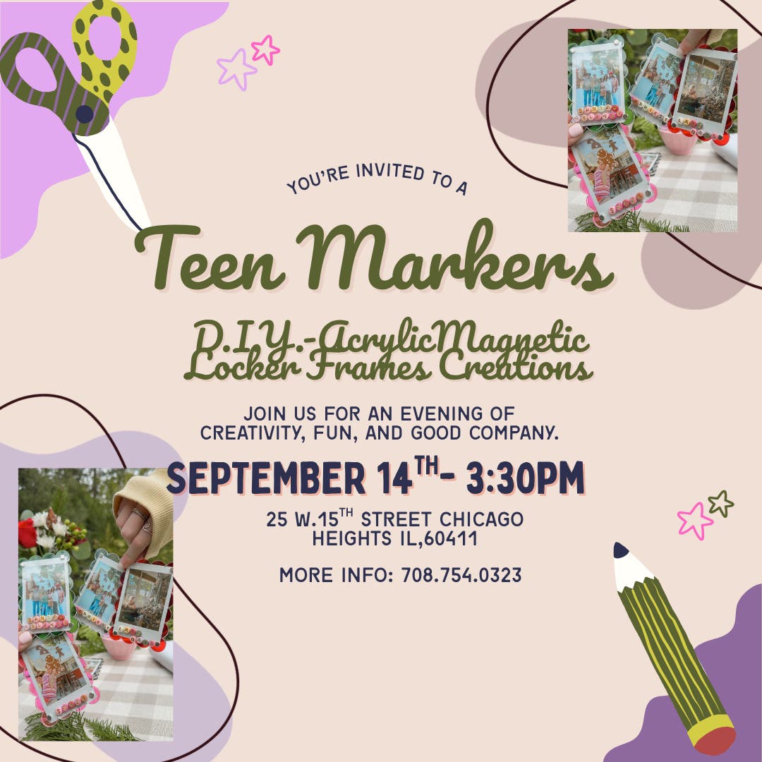 Teen Makers: DIY Acrylic Magnetic Locker Frames