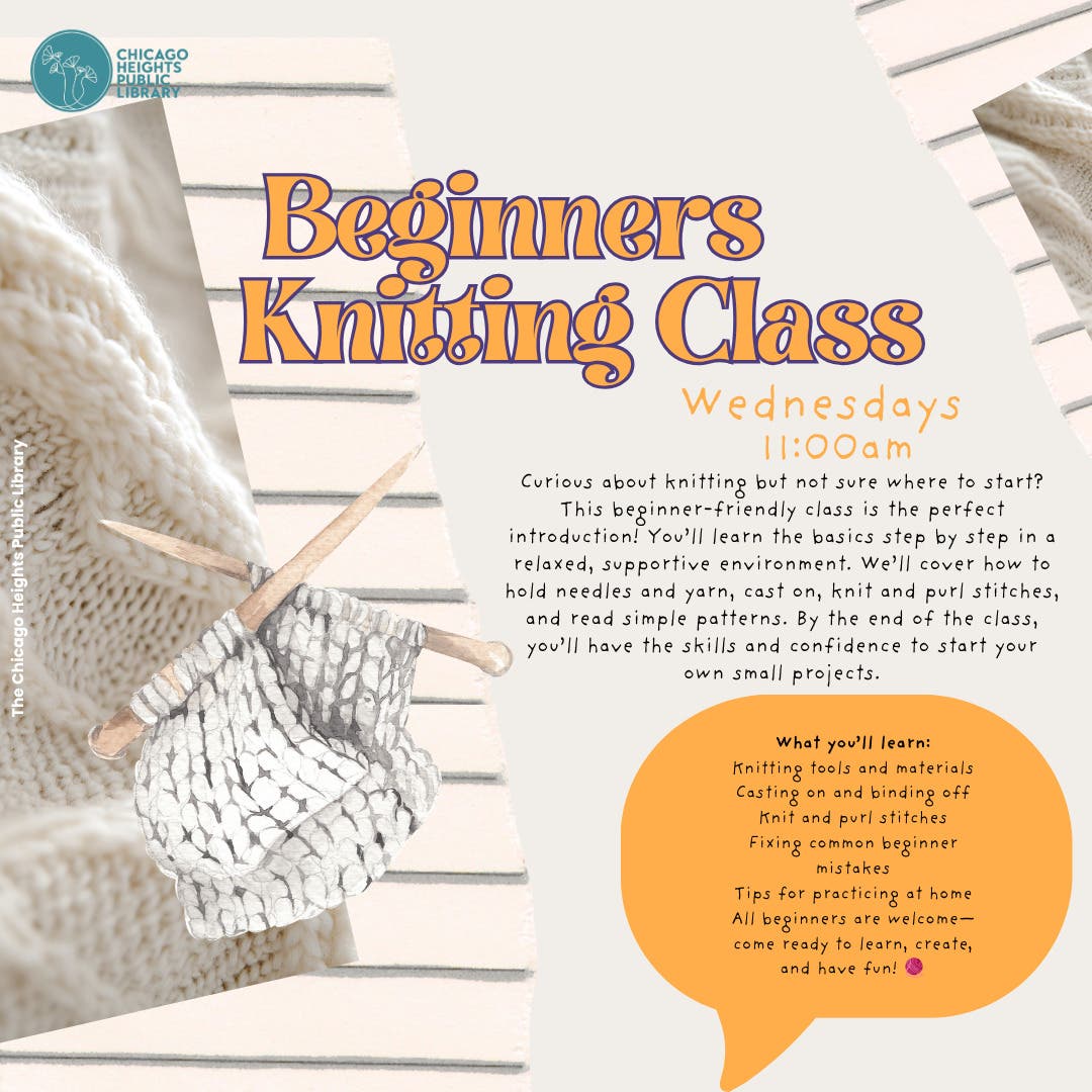 Beginners Knitting Class