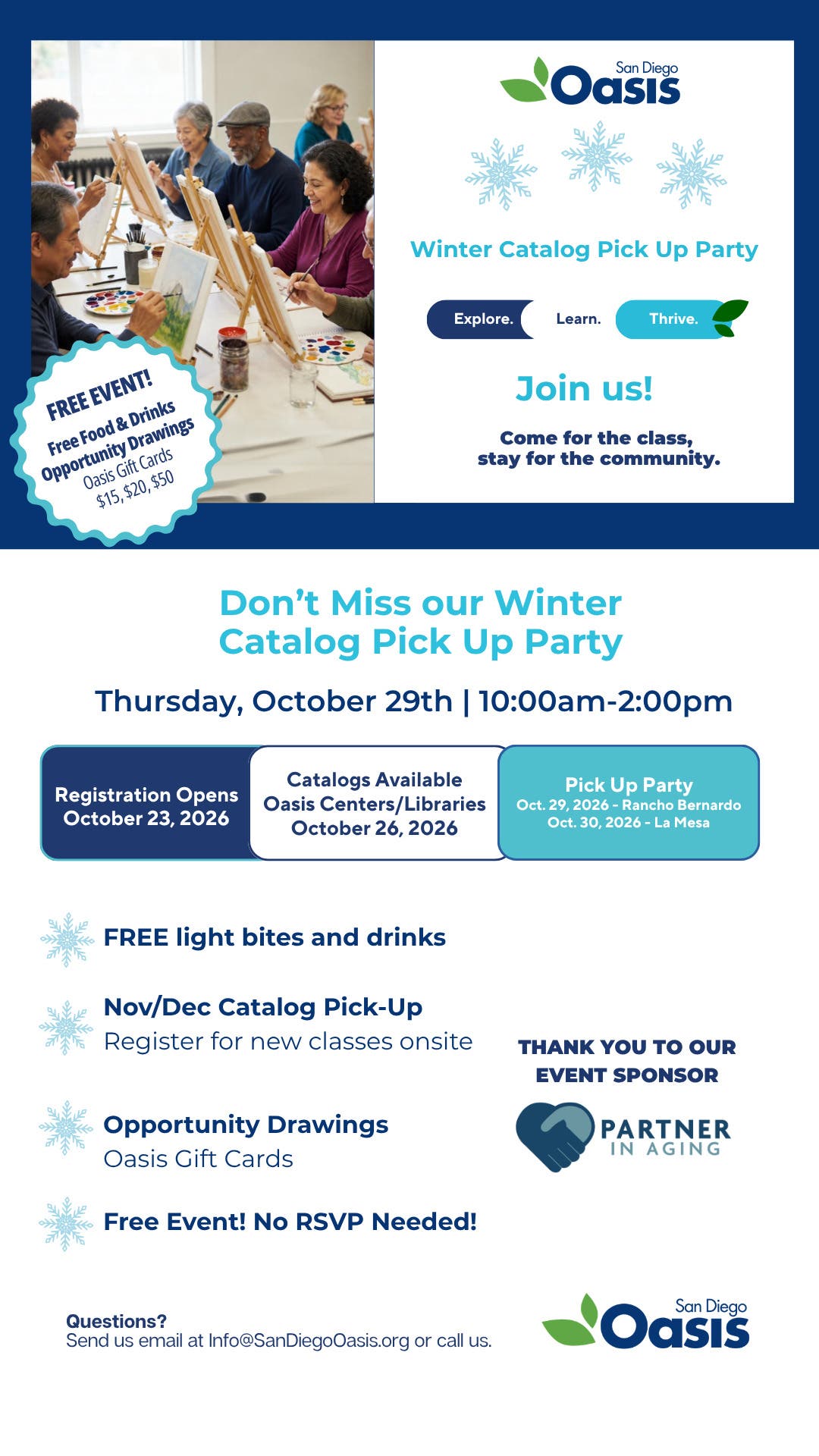Winter Catalog Pick Up Party